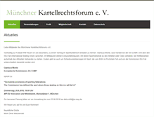 Tablet Screenshot of kartellrechtsforum.de